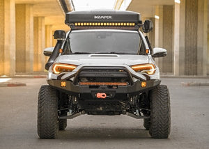 Backwoods Adventure Hi-Lite Overland Front Bumper - PreRunner Bull Bar | Toyota 4Runner (2014-2022) - Truck Brigade