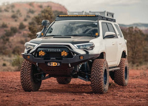 Backwoods Adventure Hi-Lite Overland Front Bumper - PreRunner Bull Bar | Toyota 4Runner (2014-2022) - Truck Brigade