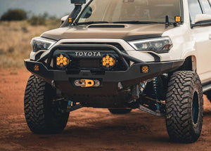 Backwoods Adventure Hi-Lite Overland Front Bumper - PreRunner Bull Bar | Toyota 4Runner (2014-2022) - Truck Brigade