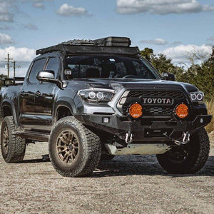 Backwoods Adventure Hi-Lite Overland Front Bumper | Toyota Tacoma (2016-2022) - Truck Brigade