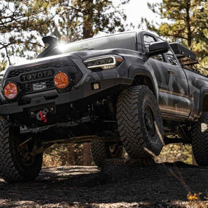 Backwoods Adventure Hi-Lite Overland Front Bumper | Toyota Tacoma (2016-2022) - Truck Brigade