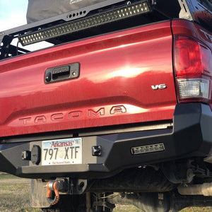 Backwoods Adventure Hi-Lite Overland Rear Bumper | Toyota Tacoma (2016-2022) - Truck Brigade