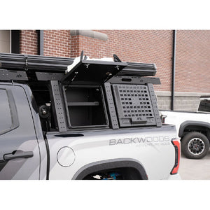 Backwoods Adventure Mods Aluminum Bed Rack Storage Box | Toyota Tundra (2022 - 2025) - Truck Brigade