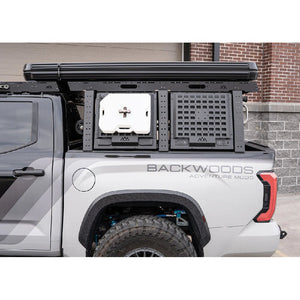 Backwoods Adventure Mods Aluminum Bed Rack Storage Box | Toyota Tundra (2022 - 2025) - Truck Brigade