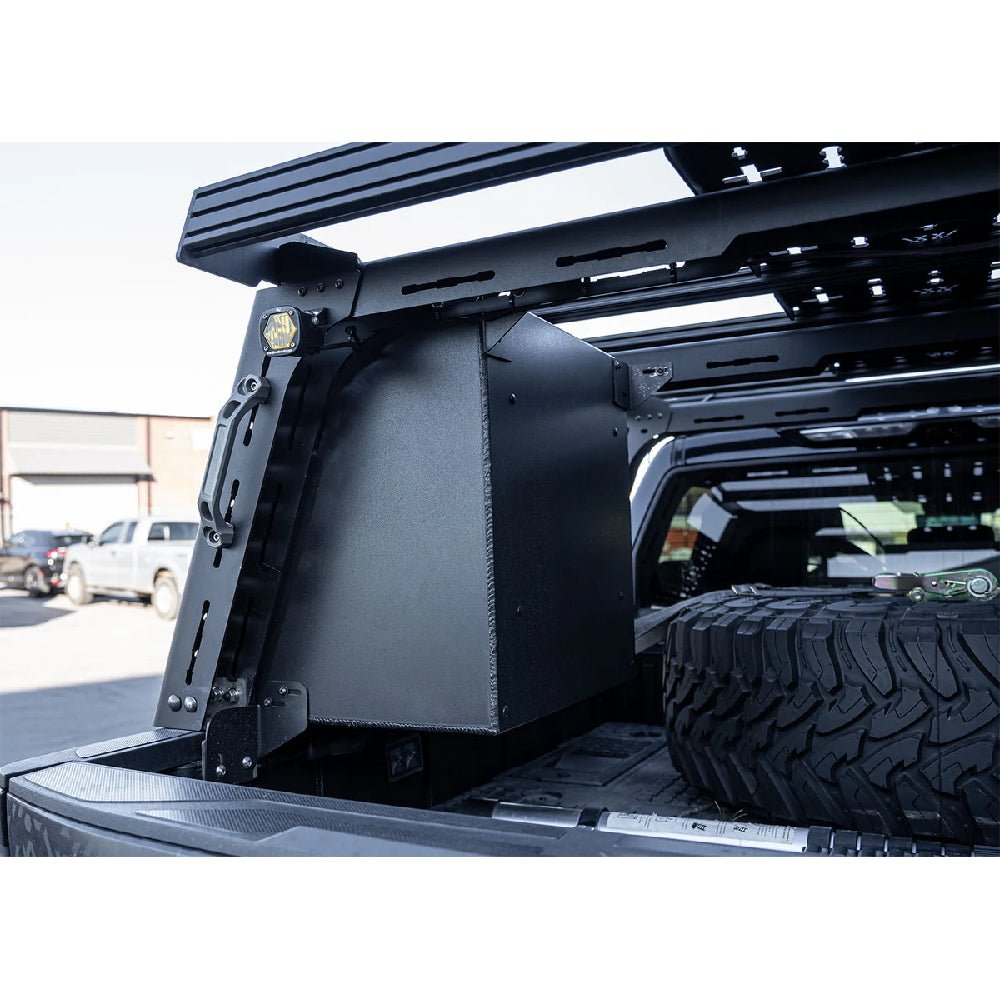 Backwoods Adventure Mods Aluminum Bed Rack Storage Box | Toyota Tundra (2022 - 2025) - Truck Brigade