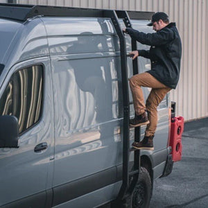 Backwoods Adventure Mods DRIFTR Ladder | Mercedes Sprinter Van (2014+) - Truck Brigade