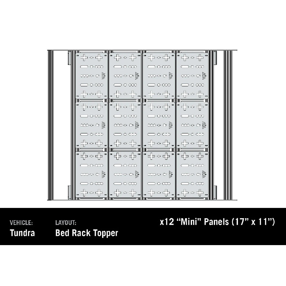 Backwoods Adventure Mods DRIFTR Roof Rack Deck Accessory Panels | Toyota Tundra(2022 - 2024) | Truck Brigade