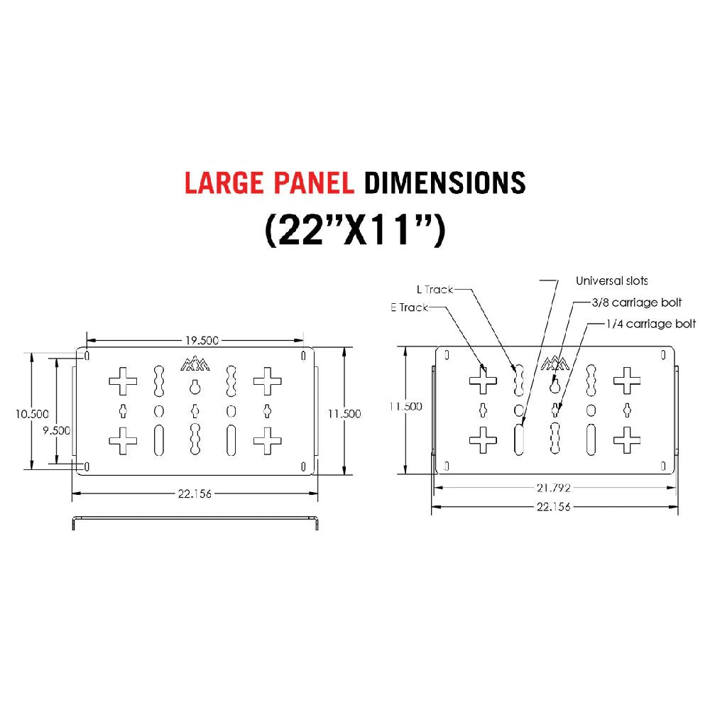 Backwoods Adventure Mods DRIFTR Roof Rack Deck Accessory Panels | Toyota Tundra(2022 - 2024) | Truck Brigade