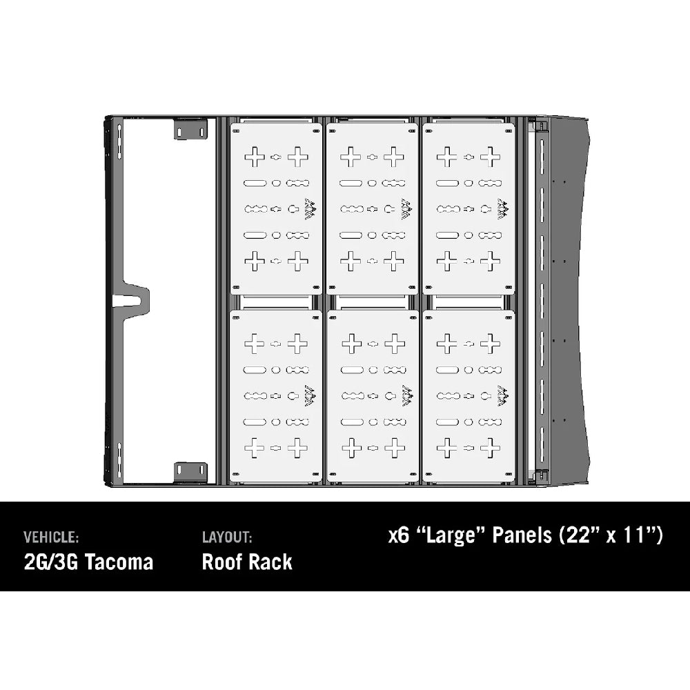 Backwoods Adventure Mods DRIFTR Roof Rack Deck Accessory Panels | Toyota Tundra(2022 - 2024) | Truck Brigade