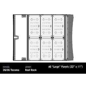 Backwoods Adventure Mods DRIFTR Roof Rack Deck Accessory Panels | Toyota Tundra(2022 - 2024) | Truck Brigade