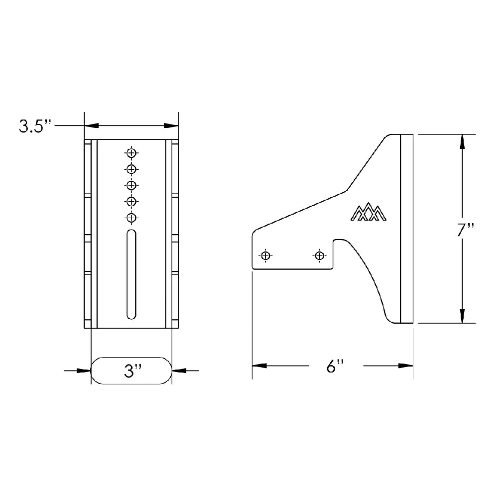 Backwoods Adventure Mods DRIFTR Roof Racks HD Awning Brackets | Truck Brigade