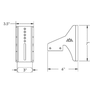 Backwoods Adventure Mods DRIFTR Roof Racks HD Awning Brackets | Truck Brigade