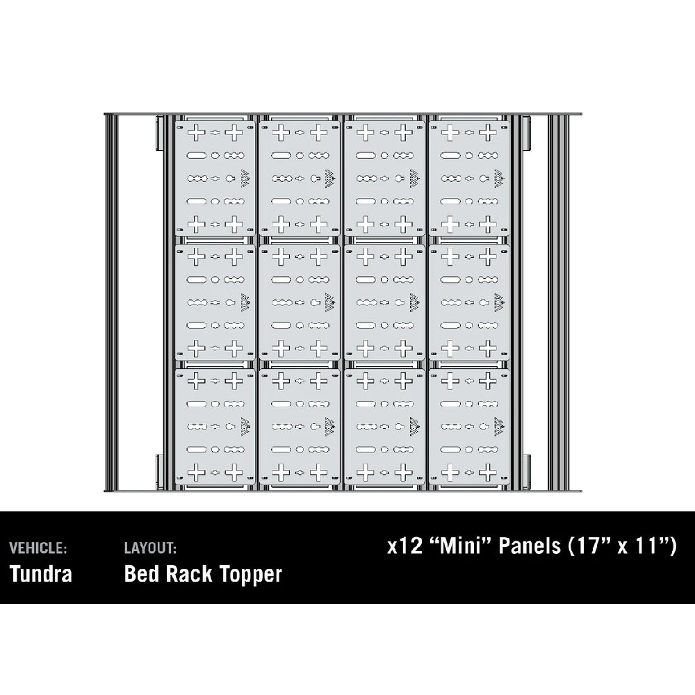 Backwoods Adventure Mods DRIFTR Topper Bed Rack | Toyota Tundra (2022–2025) | Truck Brigade