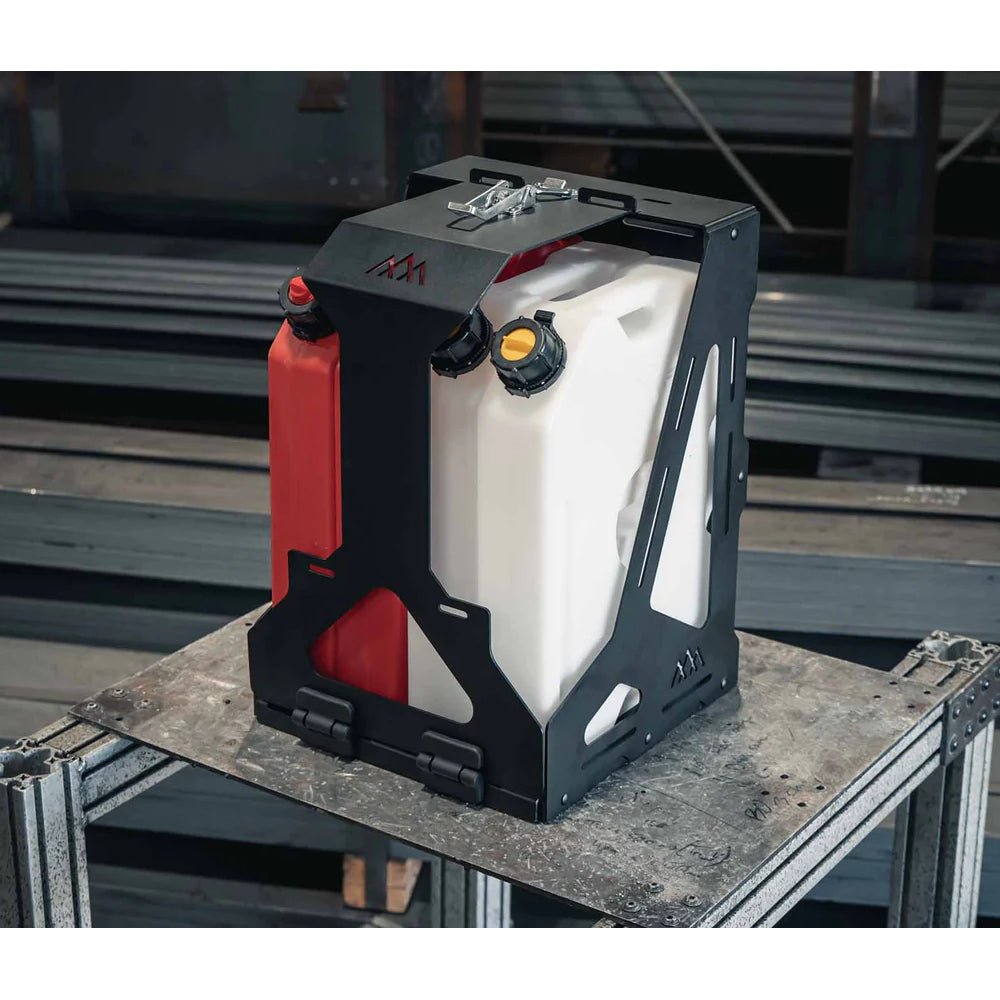 Backwoods Adventure Mods Dual Universal Jerry Can Carrier | Truck Brigade