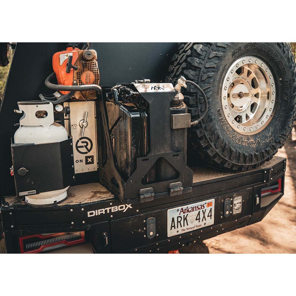 Backwoods Adventure Mods Dual Universal Jerry Can Carrier | Truck Brigade