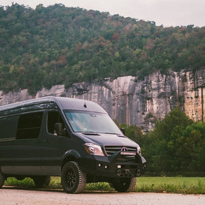 Backwoods Adventure Mods Front Bumper - Bull Bar | Mercedes Sprinter (2014-2018) - Truck Brigade