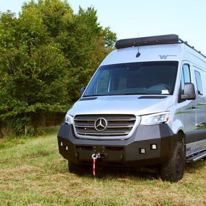 Backwoods Adventure Mods Front Bumper | Mercedes Sprinter (2019-2022) - Truck Brigade