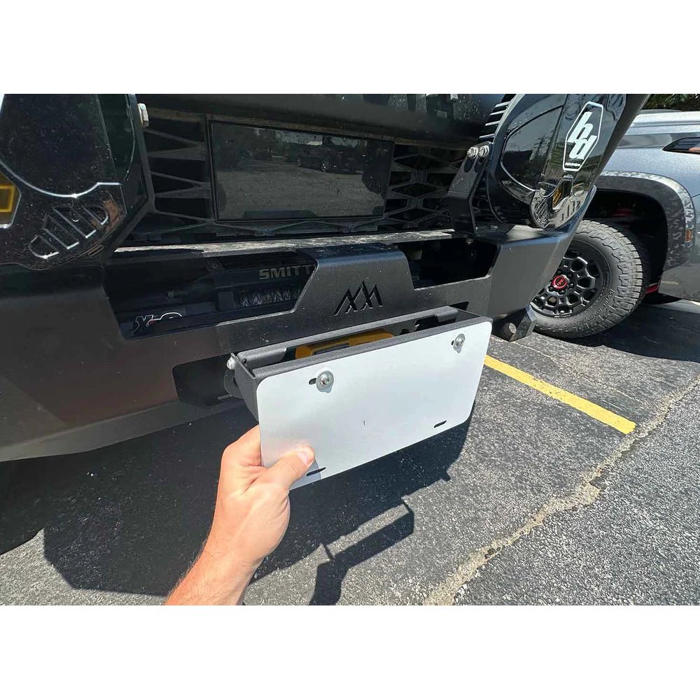 Backwoods Adventure Mods Front License Plate Holder - Truck Brigade