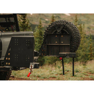 Backwoods Adventure Mods Hi - Lite Dual Swing Out Rear Bumper | Toyota Tacoma (2016 - 2023) - Truck Brigade