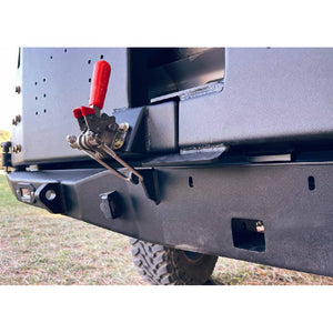 Backwoods Adventure Mods Hi - Lite Dual Swing Out Rear Bumper | Toyota Tacoma (2016 - 2023) - Truck Brigade