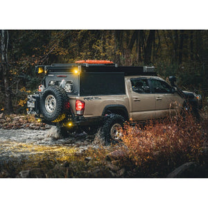 Backwoods Adventure Mods Hi - Lite Dual Swing Out Rear Bumper | Toyota Tacoma (2016 - 2023) - Truck Brigade