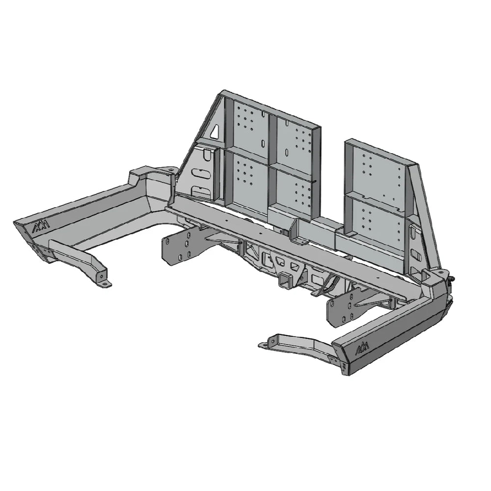 Backwoods Adventure Mods Hi - Lite Dual Swing Out Rear Bumper | Toyota Tacoma (2016 - 2023) - Truck Brigade