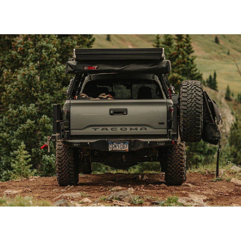 Backwoods Adventure Mods Hi - Lite Dual Swing Out Rear Bumper | Toyota Tacoma (2016 - 2023) - Truck Brigade