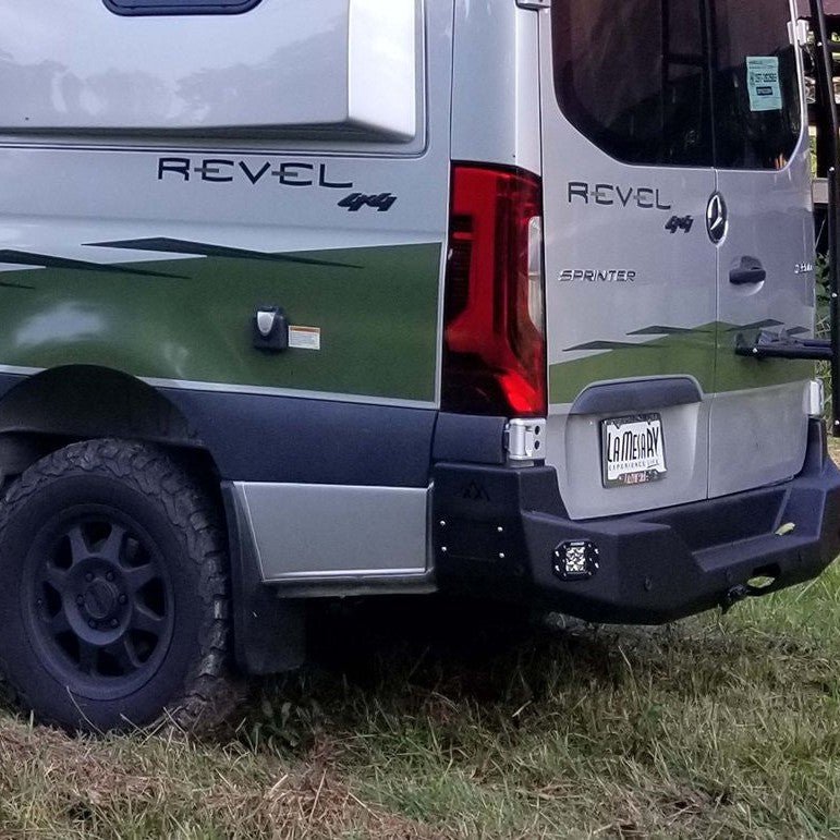 Backwoods Adventure Mods Rear Bumper | Mercedes Sprinter (2019-2022) - Truck Brigade