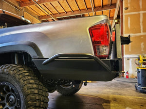 Bay Area Metal Fab High Clearance Dual Swing Out Rear Bumper | Toyota Tacoma (2016-2023) - Truck Brigade