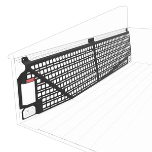 BuiltRight Industries Bedside Rack Molle Panel System | Tesla Cybertruck (2024) - Truck Brigade