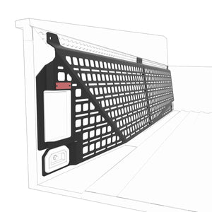 BuiltRight Industries Bedside Rack Molle Panel System | Tesla Cybertruck (2024) - Truck Brigade