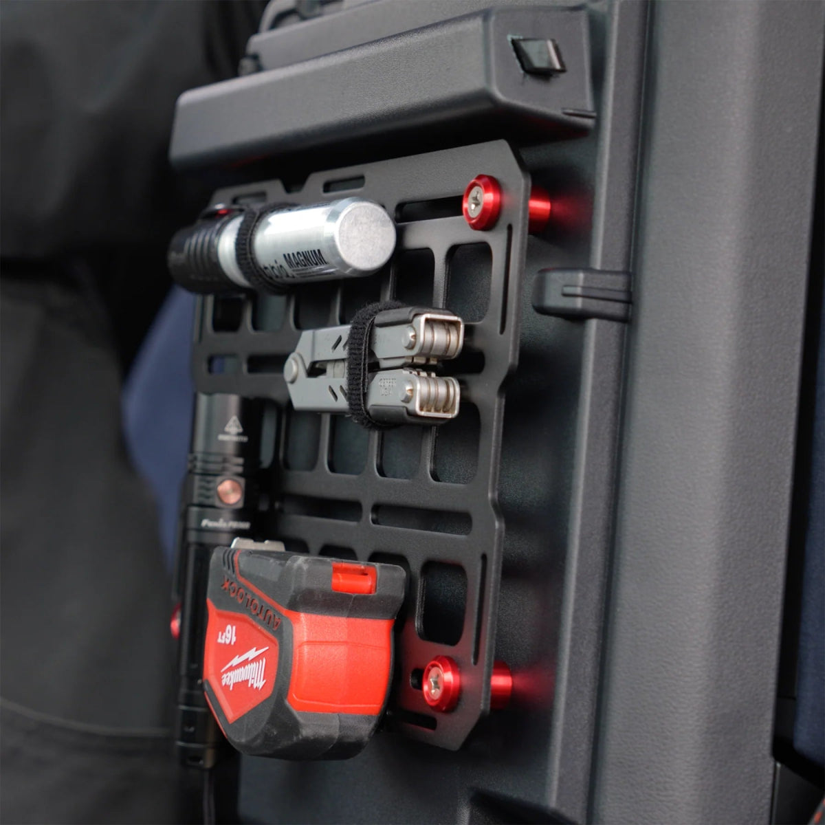 Builtright Industries Center Console Molle Tech Plate Kit - Large | Ford F150 (2015 - 2023) - Truck Brigade