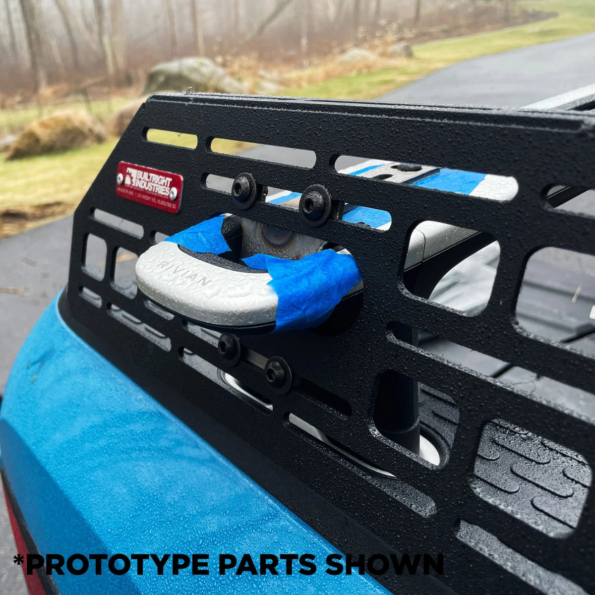 BuiltRight Industries Crossbar Mounted Molle Panel Kit | Rivian R1T (2022 - 2024) - Truck Brigade