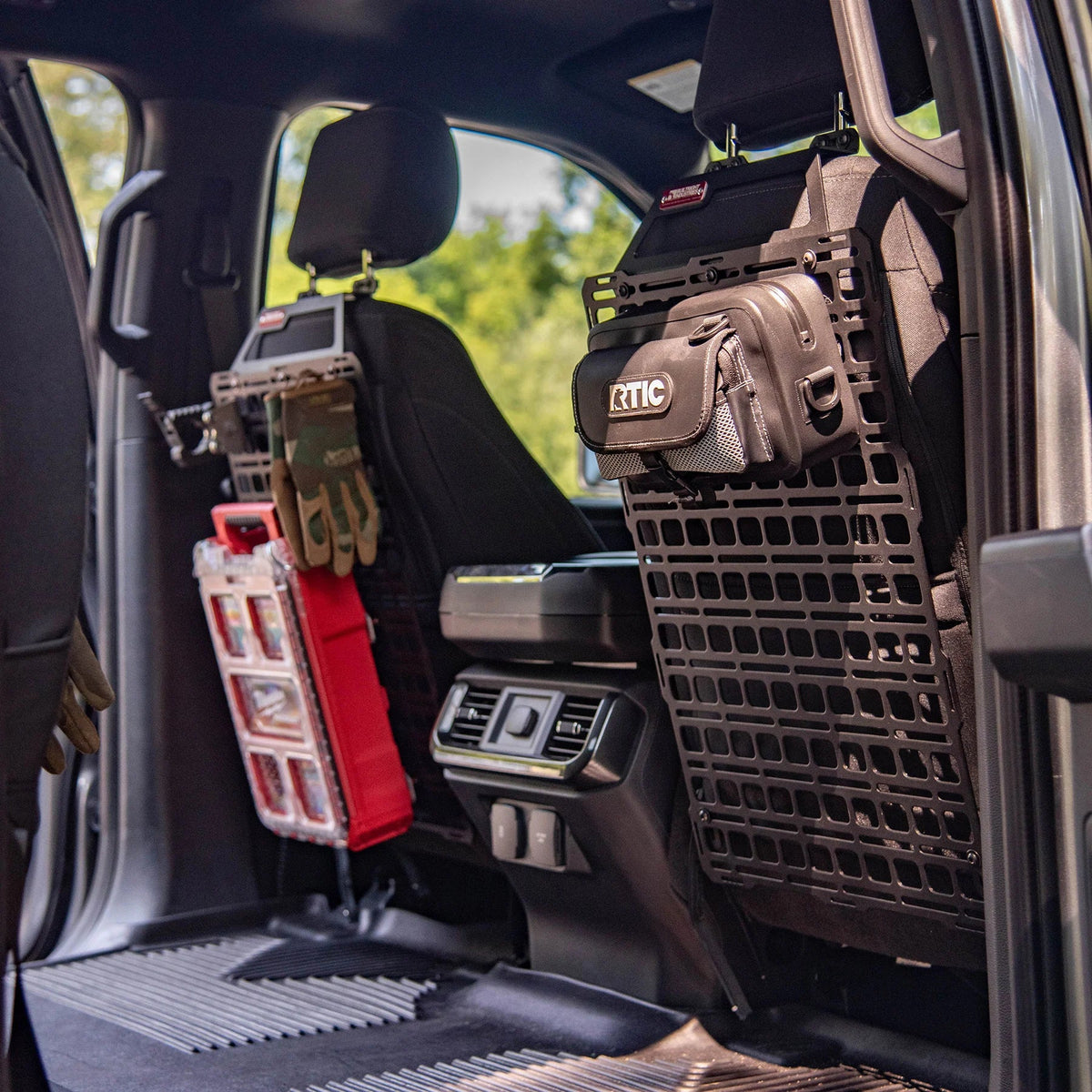BuiltRight Industries Seat Back Tech Plate Molle Kit | Ford F150 (2015-2023) - Truck Brigade