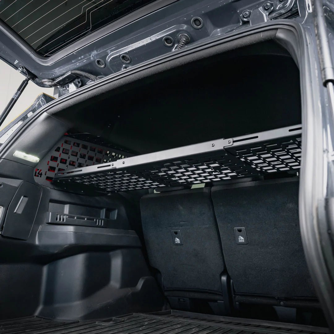 C4 Fabrication Add - On Shelf for Rear Window MOLLE Panels | Toyota 4Runner (2025 - 2026) | Truck Brigade
