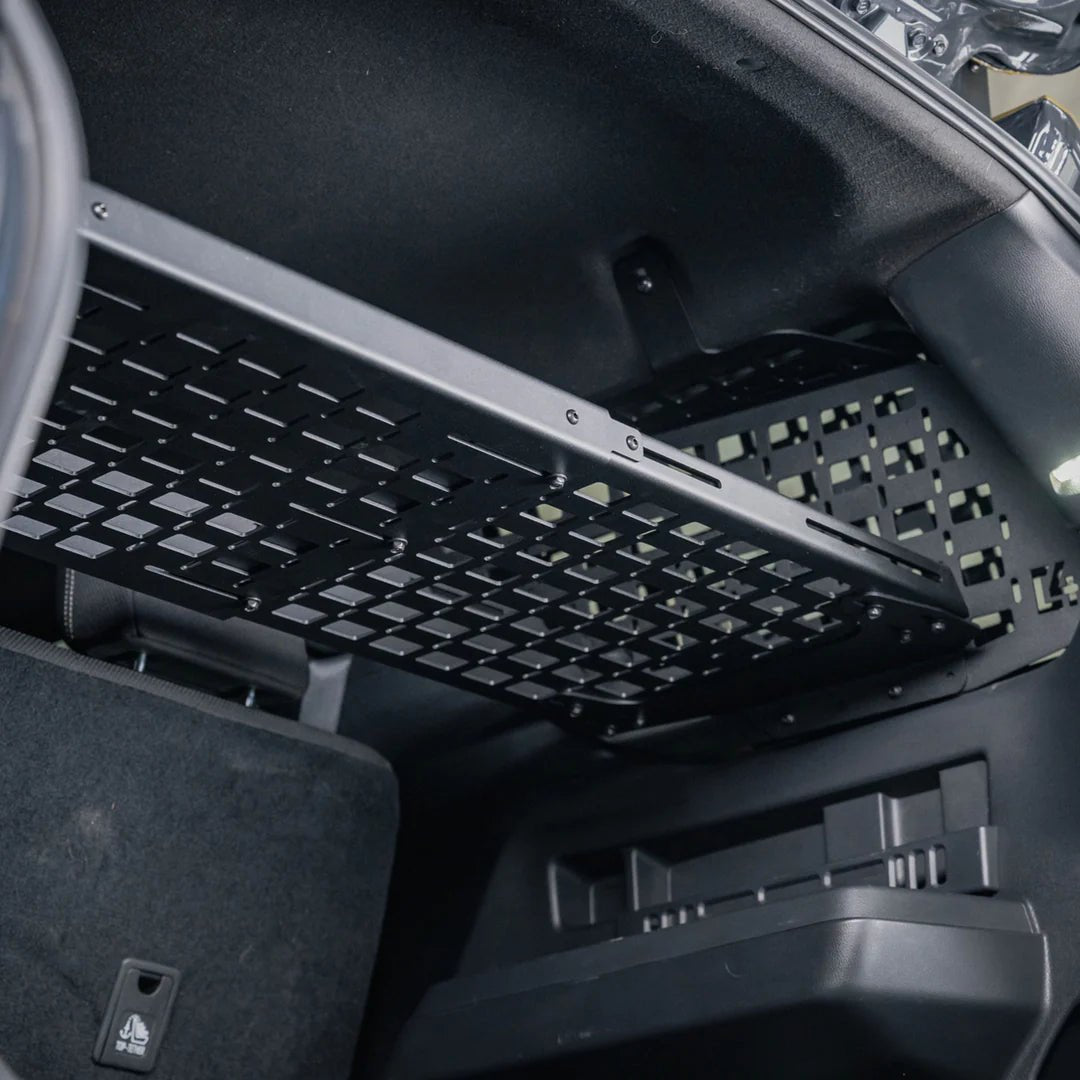 C4 Fabrication Add - On Shelf for Rear Window MOLLE Panels | Toyota 4Runner (2025 - 2026) | Truck Brigade