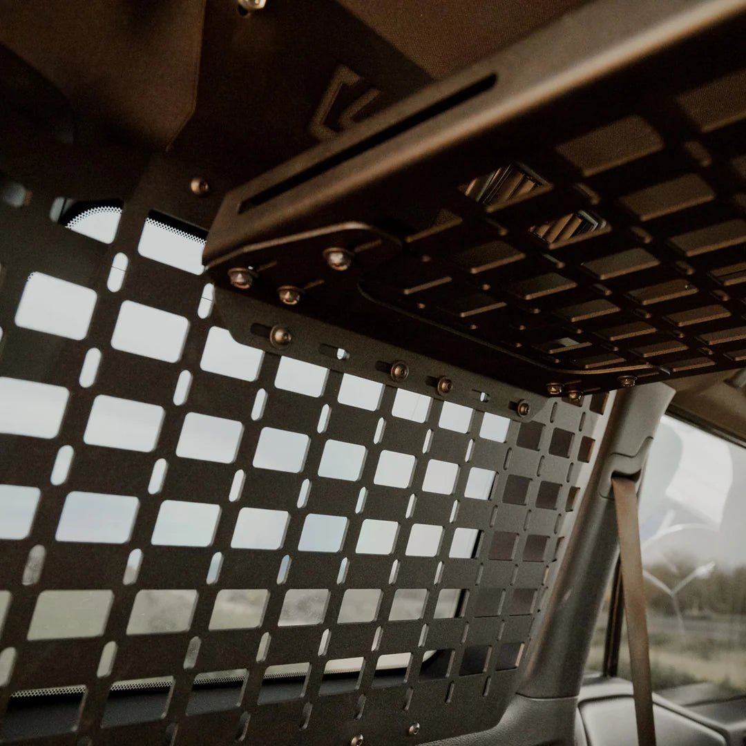 C4 Fabrication Add - On Shelf for Rear Window MOLLE Panels | Toyota Land Cruiser 250 (2024 - 2025) | Truck Brigade