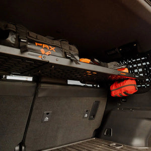 C4 Fabrication Add - On Shelf for Rear Window MOLLE Panels | Toyota Land Cruiser 250 (2024 - 2025) | Truck Brigade
