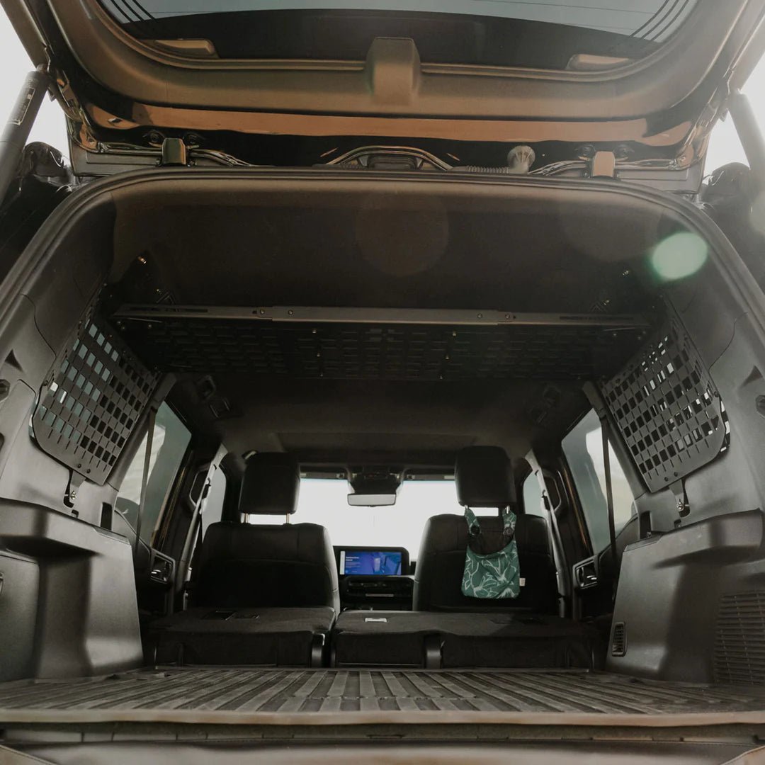 C4 Fabrication Add - On Shelf for Rear Window MOLLE Panels | Toyota Land Cruiser 250 (2024 - 2025) | Truck Brigade