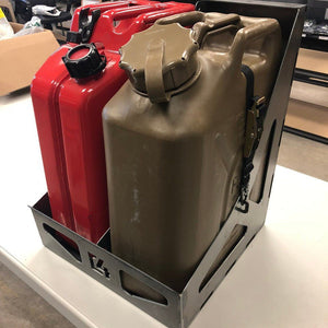 C4 Fabrication Dual Jerry Can Carrier - Truck Brigade