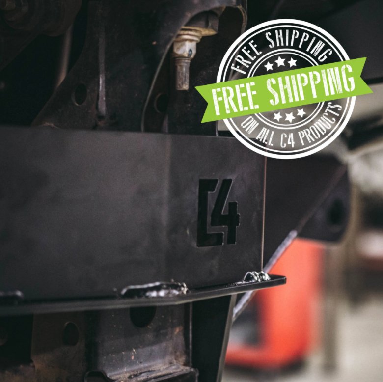 C4 Fabrication Front Bumper Frame Support Brackets | Toyota Tacoma (2005-2015) - Truck Brigade