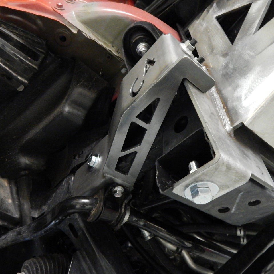 C4 Fabrication Front Bumper Frame Support Brackets | Toyota Tacoma (2005-2015) - Truck Brigade