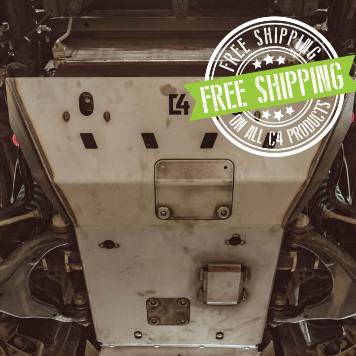C4 Fabrication Front Skid Plate | Toyota 4Runner (2010-2023) - Truck Brigade