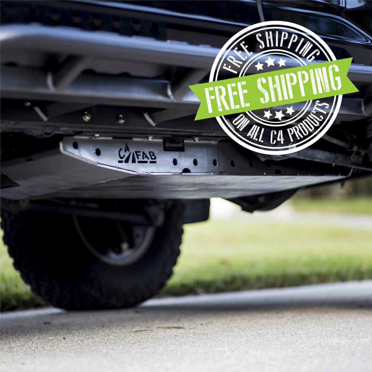 C4 Fabrication Fuel Tank Skid Plate | Toyota 4Runner (2010-2023) - Truck Brigade