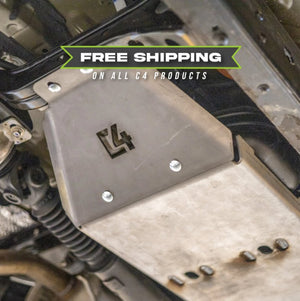 C4 Fabrication Fuel Tank Skid Plate | Toyota Tacoma (2005-2015) - Truck Brigade