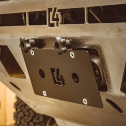 C4 Fabrication Hawse License Plate Mount - Truck Brigade