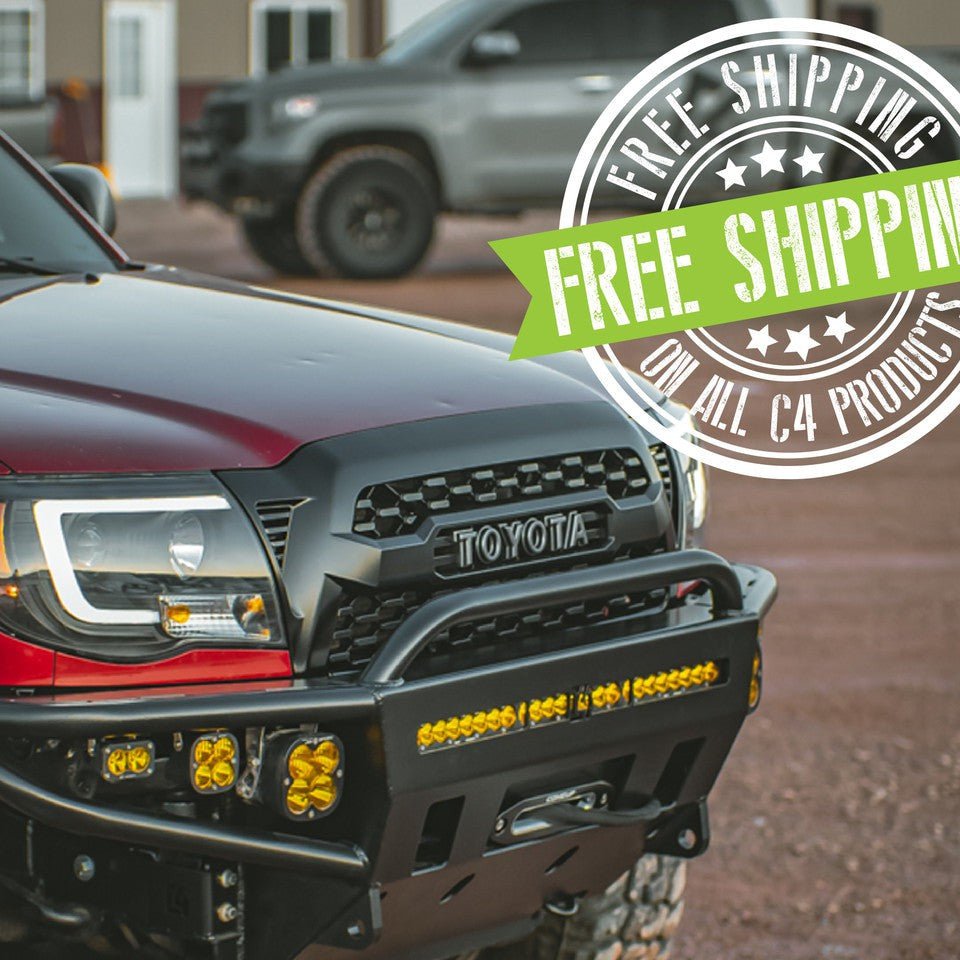 C4 Fabrication Hybrid Front Bumper | Toyota Tacoma (2012-2015) - Truck Brigade