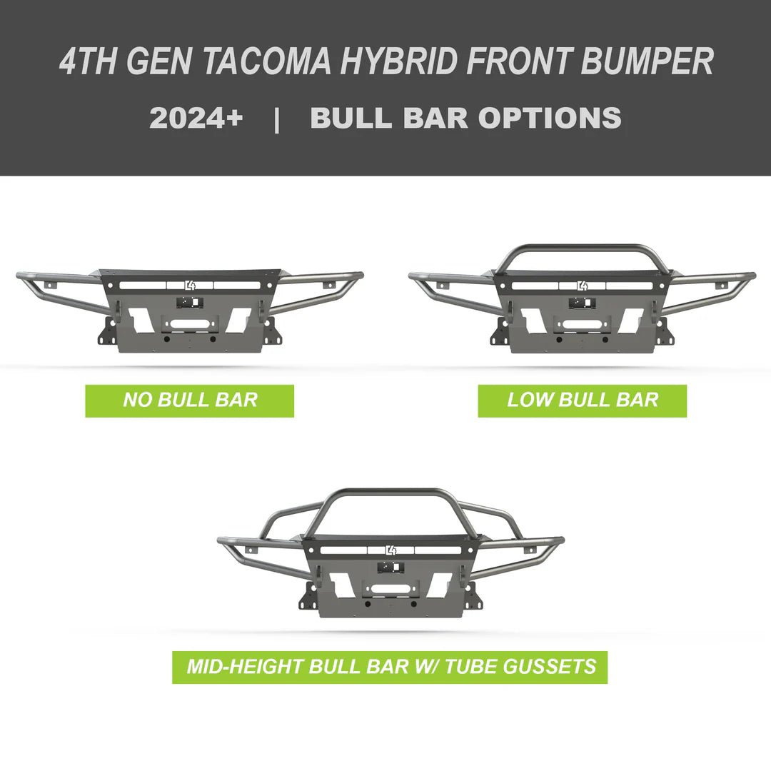 C4 Fabrication Hybrid Front Bumper | Toyota Tacoma (2024 - 2026) | Truck Brigade
