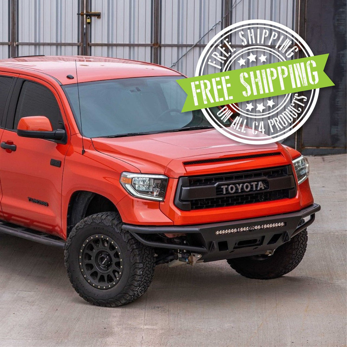 C4 Fabrication Hybrid Front Bumper | Toyota Tundra (2014-2021) - Truck Brigade