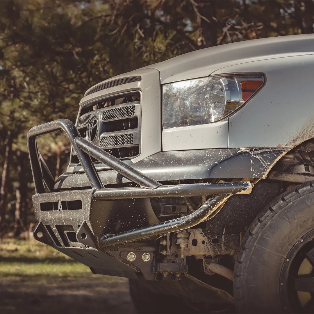 C4 Fabrication Hybrid Front Bumper Wide Fenders | Toyota Tundra (2007 - 2013) | Truck Brigade